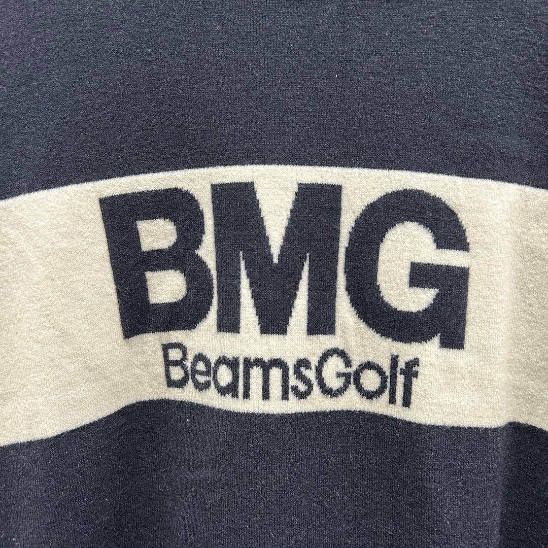 BEAMS GOLF ビームス ゴルフ ライン ロゴ 14ゲージ ニット