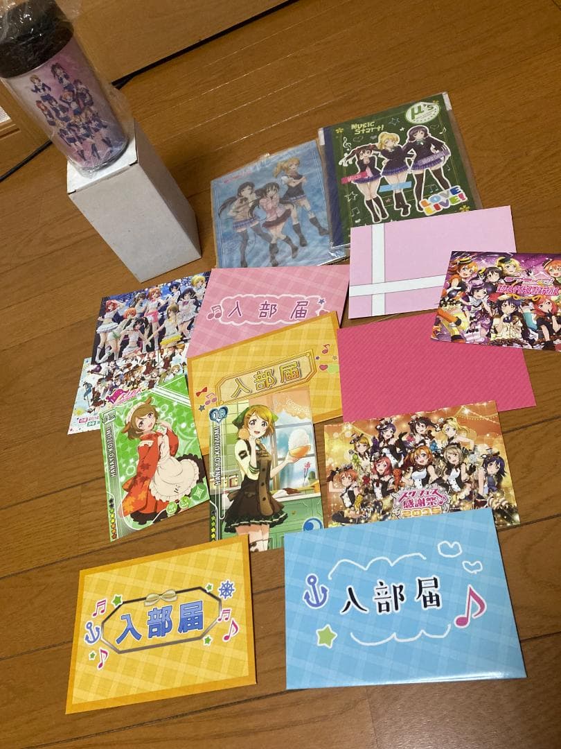 ラブライブ! μ's マルチクロス タンブラー スクフェス 勧誘 封筒 等々