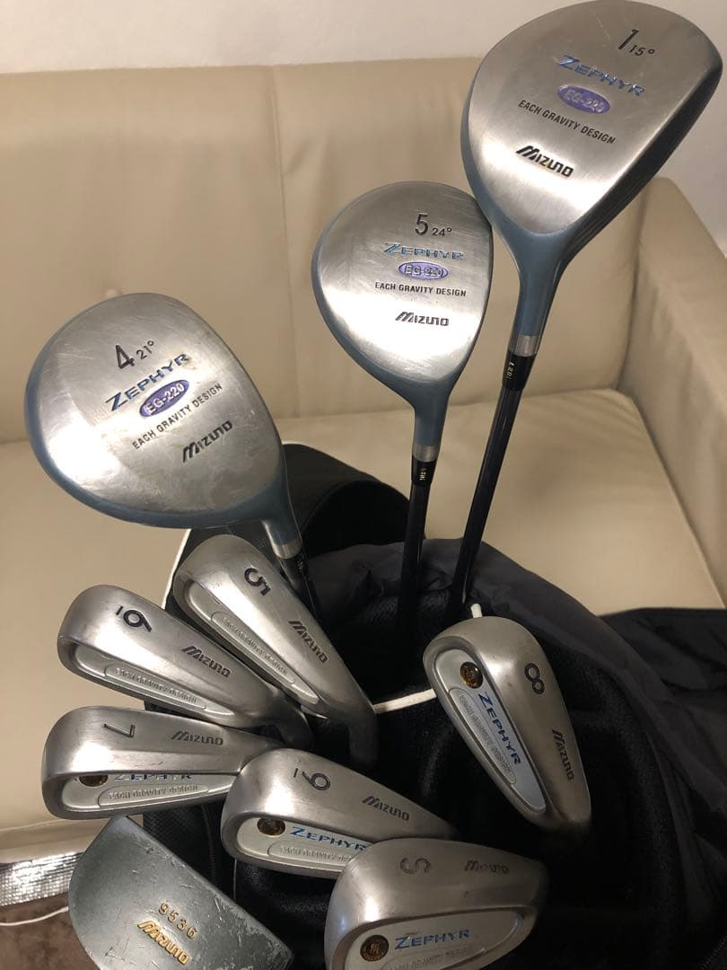 【送料込み】激安　大人気MIZUNO レディースゴルフセット　ゴルフバッグ付き