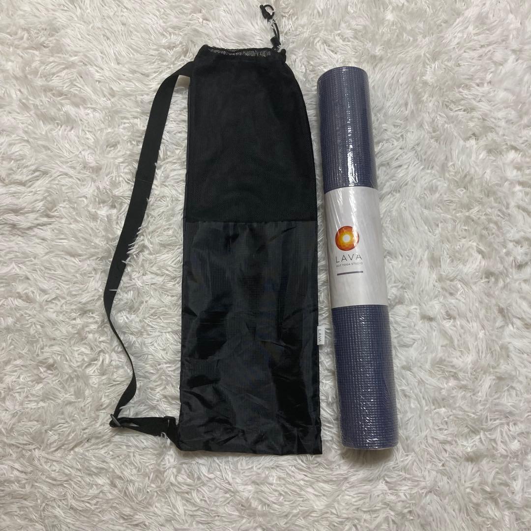 【未使用】LAVA ヨガマット ミッドナイトブルー 厚み3.5mm ホットヨガ