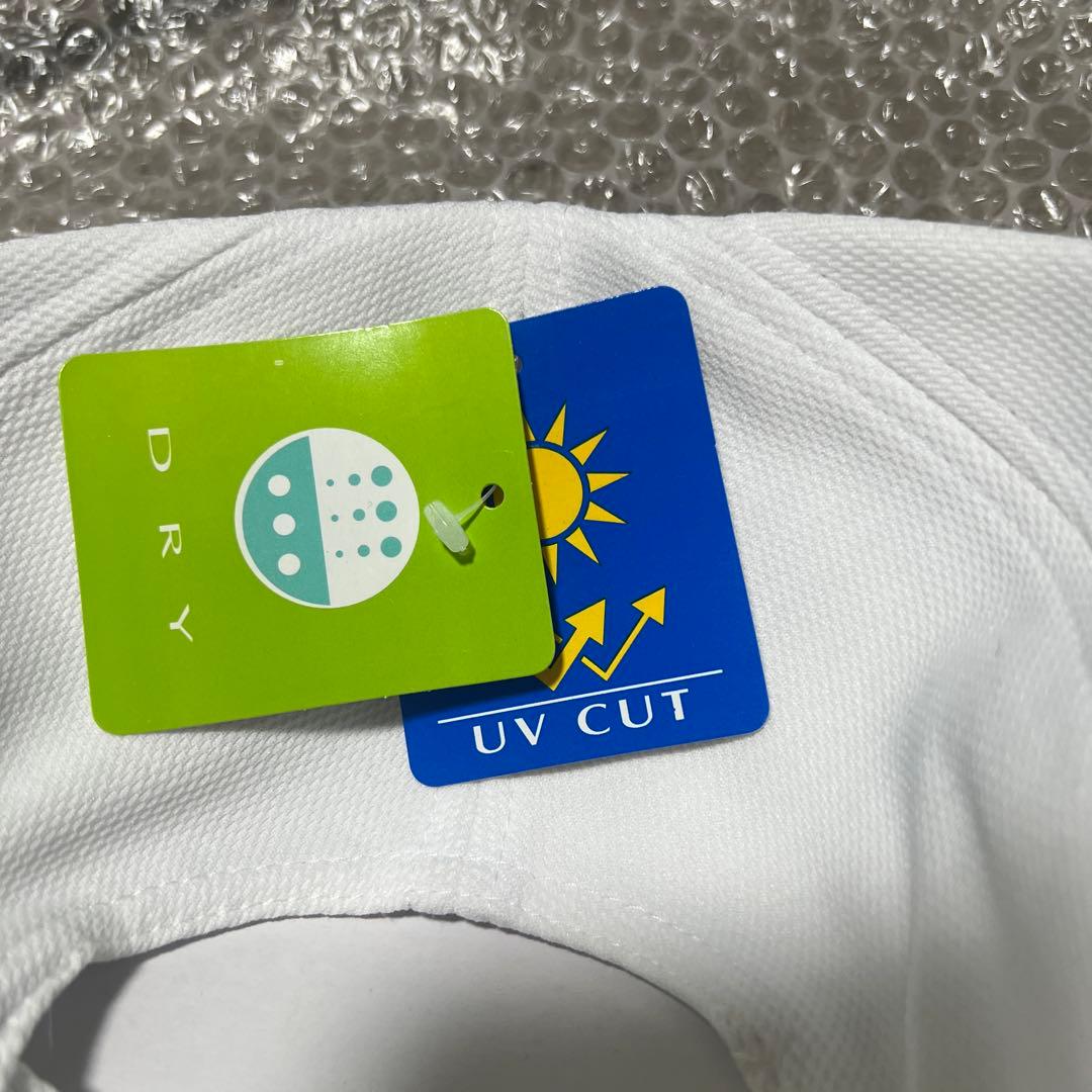 【新品】ダイヤモンドカップゴルフ キャップ 帽子 ロゴ入り GOLF グッズ 白