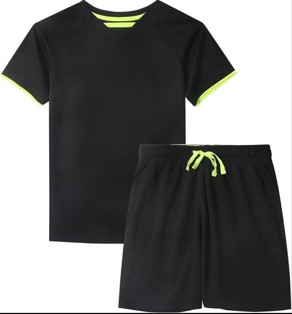 ゆったりカジュアル キッズ半袖 Tシャツ＆ショーツパンツ サイズ7 キッズ服