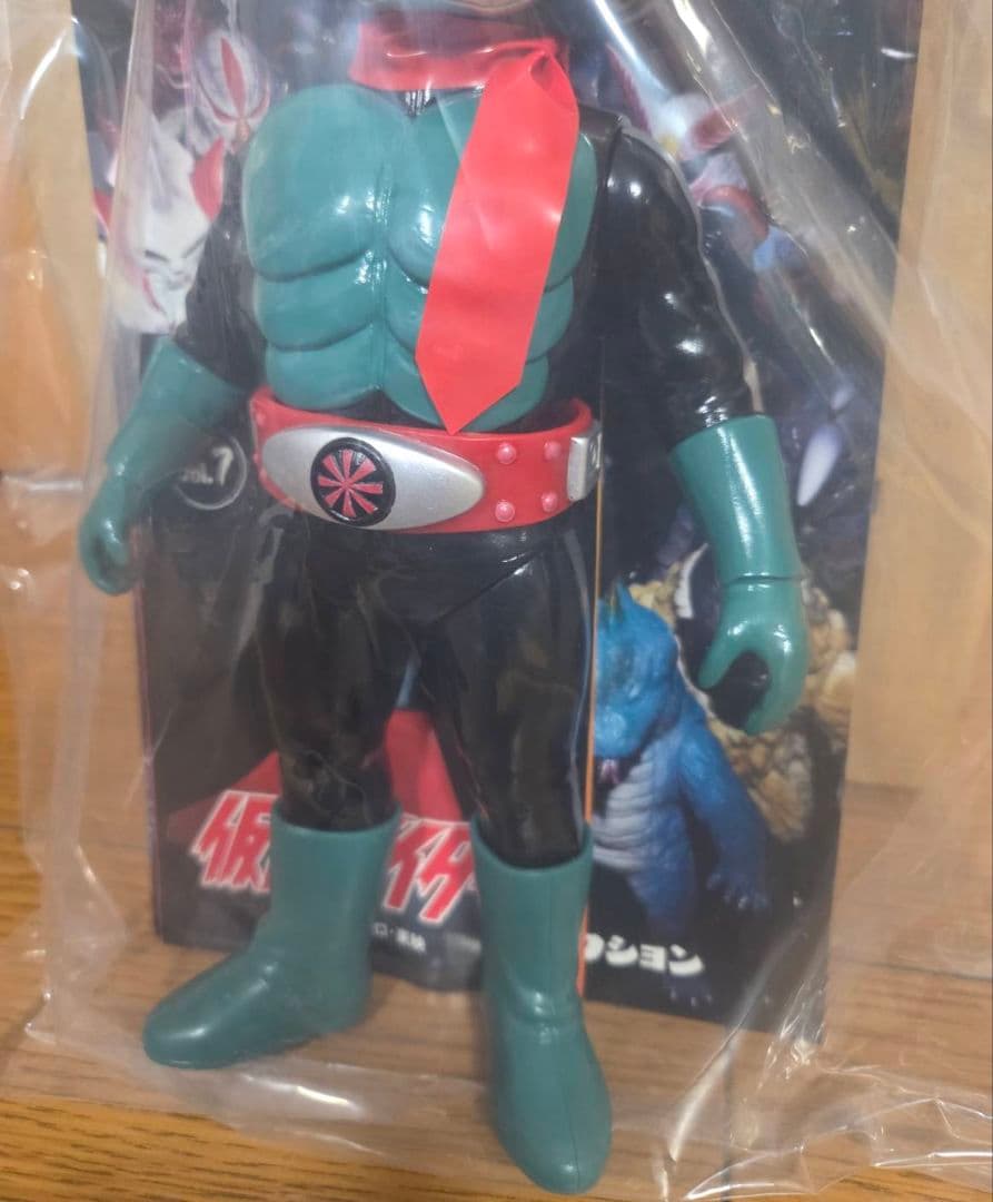 東映レトロソフビコレクション　仮面ライダー旧2号　メディコムトイ　石森プロ