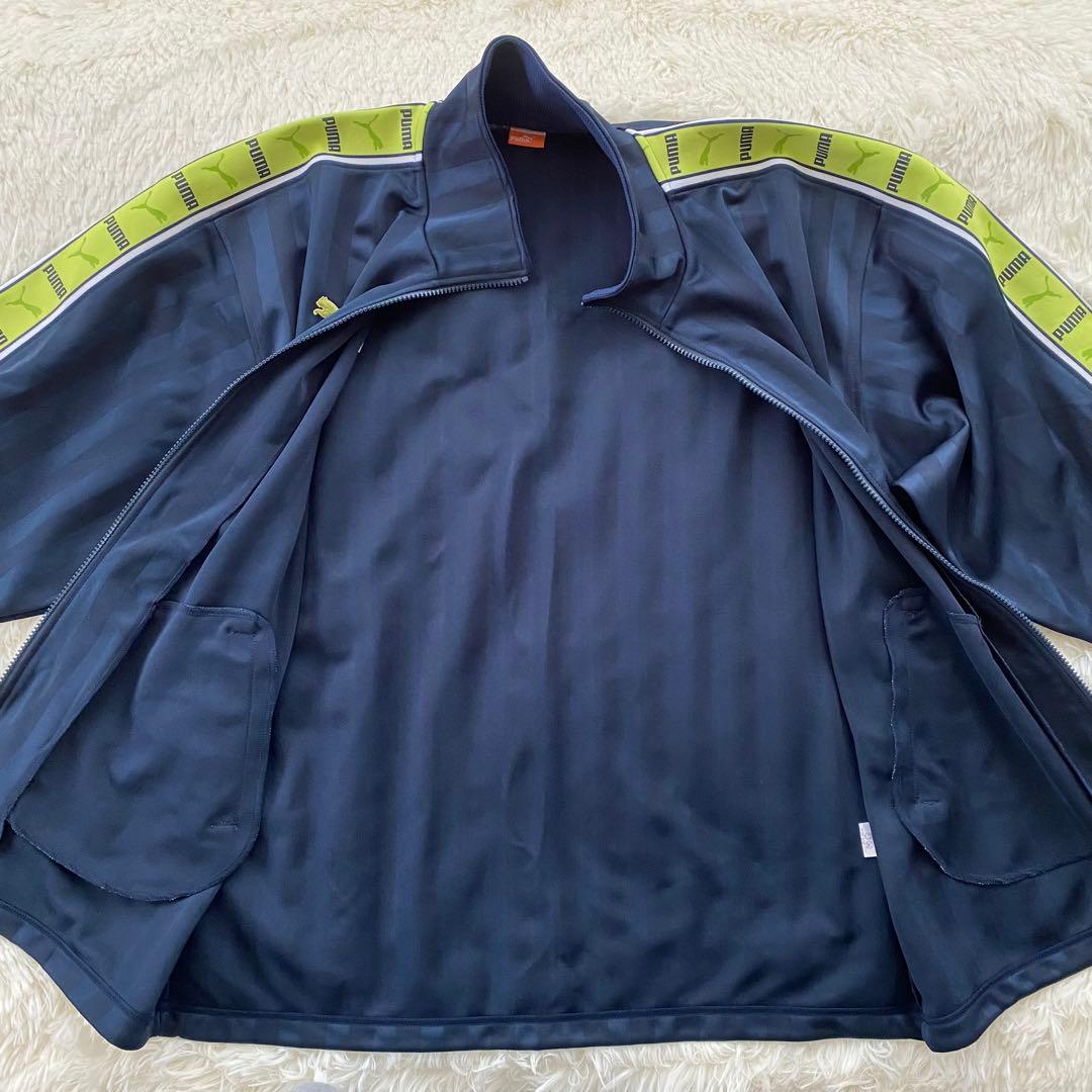 PUMA ジャージ上下セット L ネイビー/ライトグリーン プーマ✨