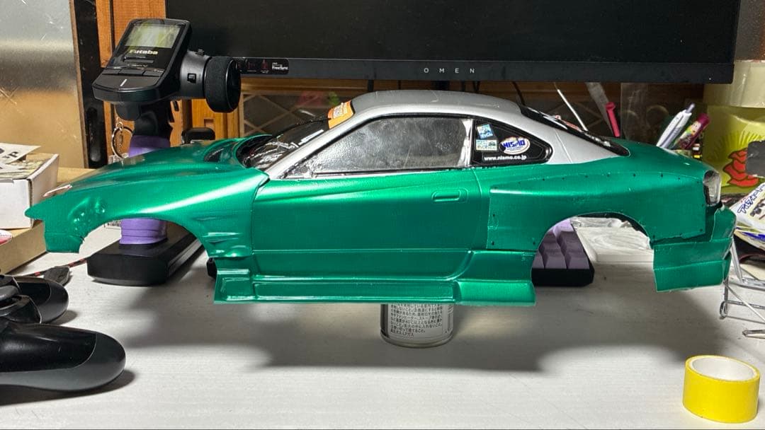 タミヤ　S15シルビア　ワンビア　ラジコンボディ
