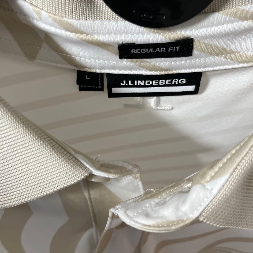 J.LINDEBERG ゴルフ ポロシャツ ベージュ ツアー