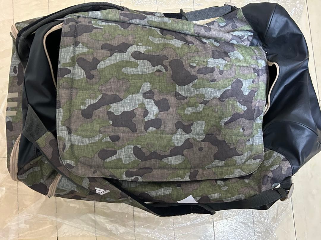 adidas 2WAY ダッフルバッグ 迷彩 リュック 大容量 遠征 旅行