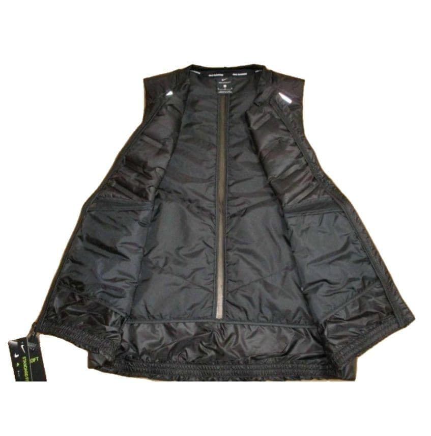 残少 XXL ナイキ エアロロフト リアルダウンベスト ランニング ゴルフ 黒