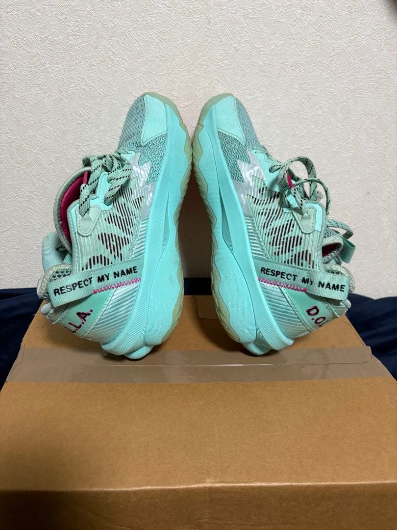 adidas D.O.L.L.A. バスケットシューズ ミントグリーンDAME8
