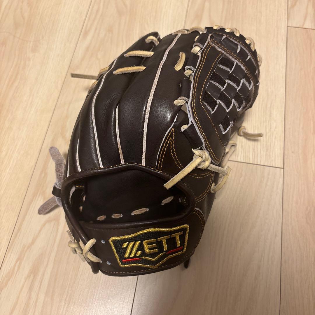 ZETT 軟式グローブ ブラウン　内野手用