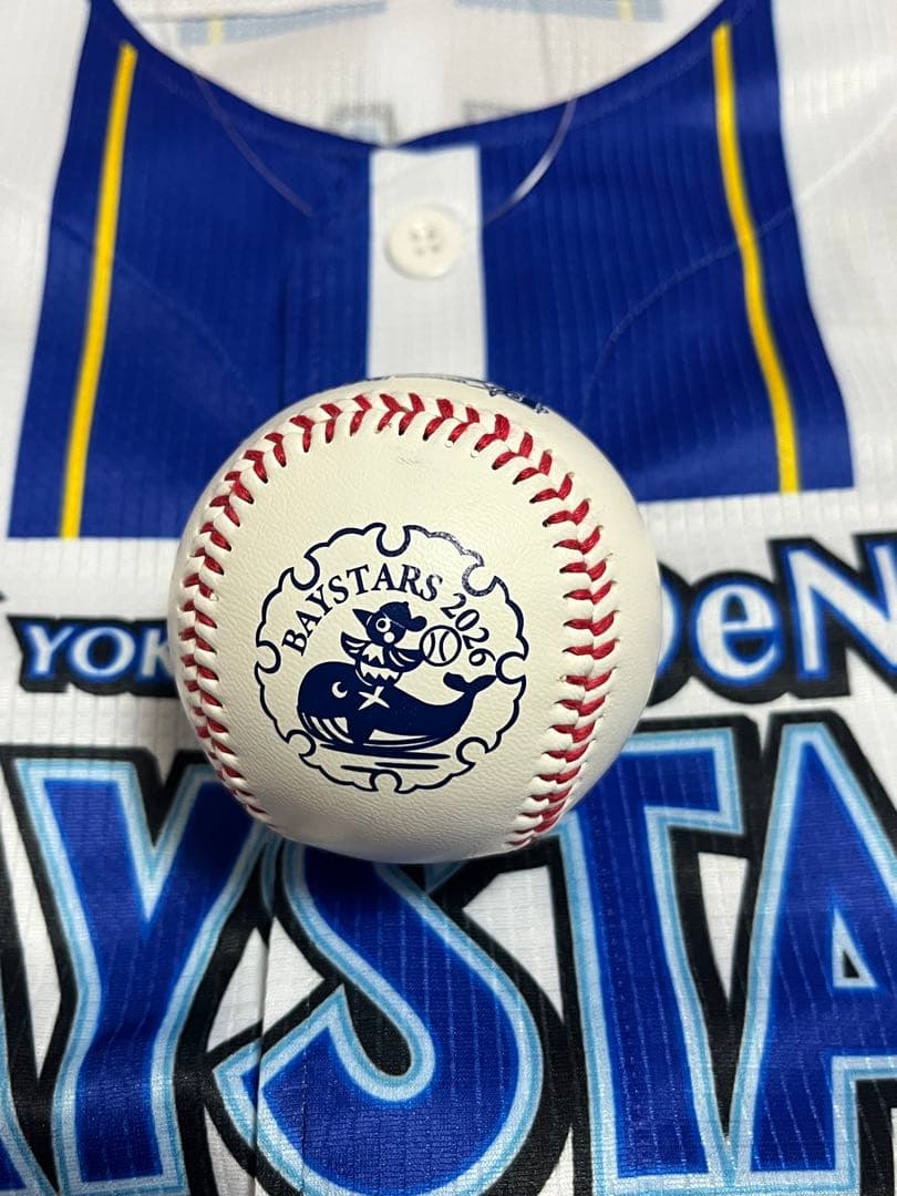 横浜DeNAベイスターズ ビシエド 直筆サインボール 2026 沖縄キャンプ球