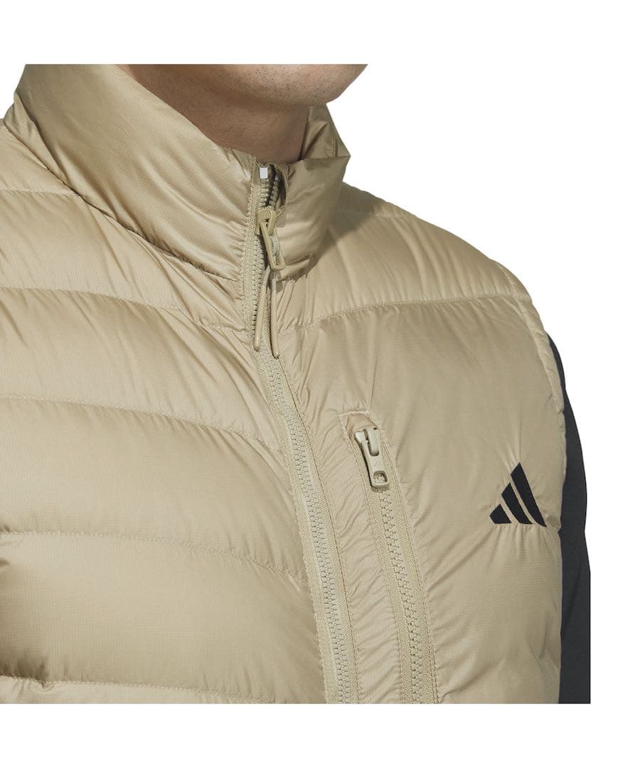 新品 アディダス　adidas ゴルフ　リップストップ　フルジップ　ダウンベスト