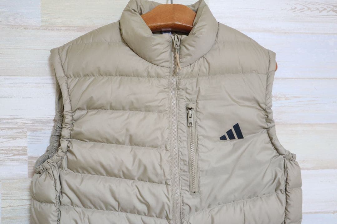 新品 アディダス　adidas ゴルフ　リップストップ　フルジップ　ダウンベスト