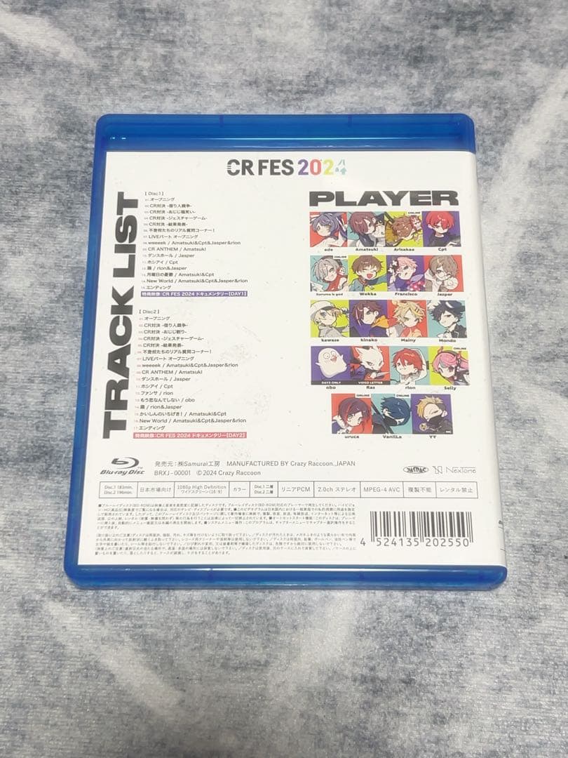 その他 Crazy Raccoon CRFfes2024 Blu-ray