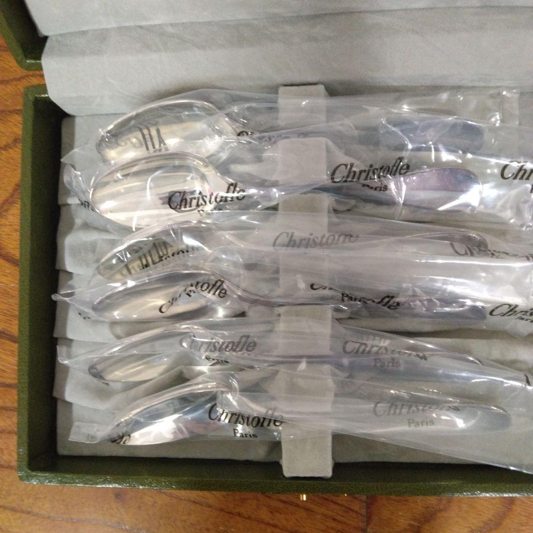 【る780】Christofle 　クリストフル　スプーン 6本セット 未使用