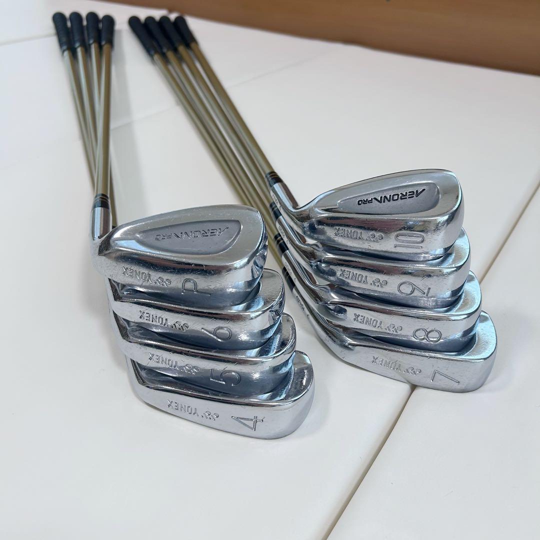 ヨネックス YONEX AERONAPRO アイアン 8本 GRIP