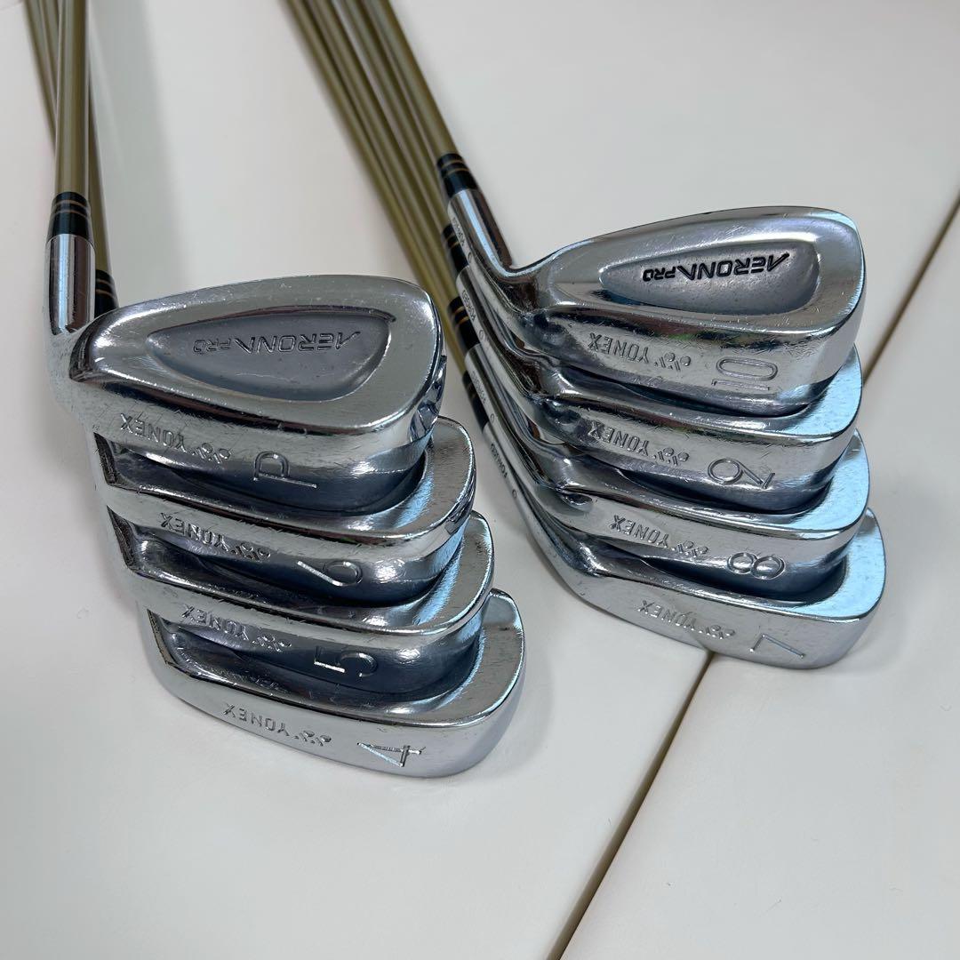 ヨネックス YONEX AERONAPRO アイアン 8本 GRIP