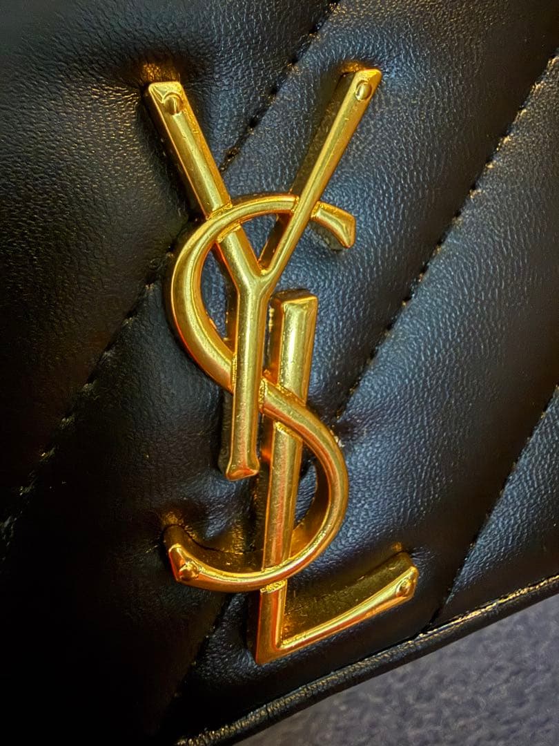 YSL ブラック キルティング バッグ