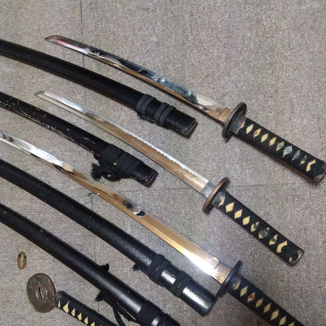 模造刀　演劇用　観賞用　日本刀 まとめて　脇差　太刀　サムライブレード　中古品