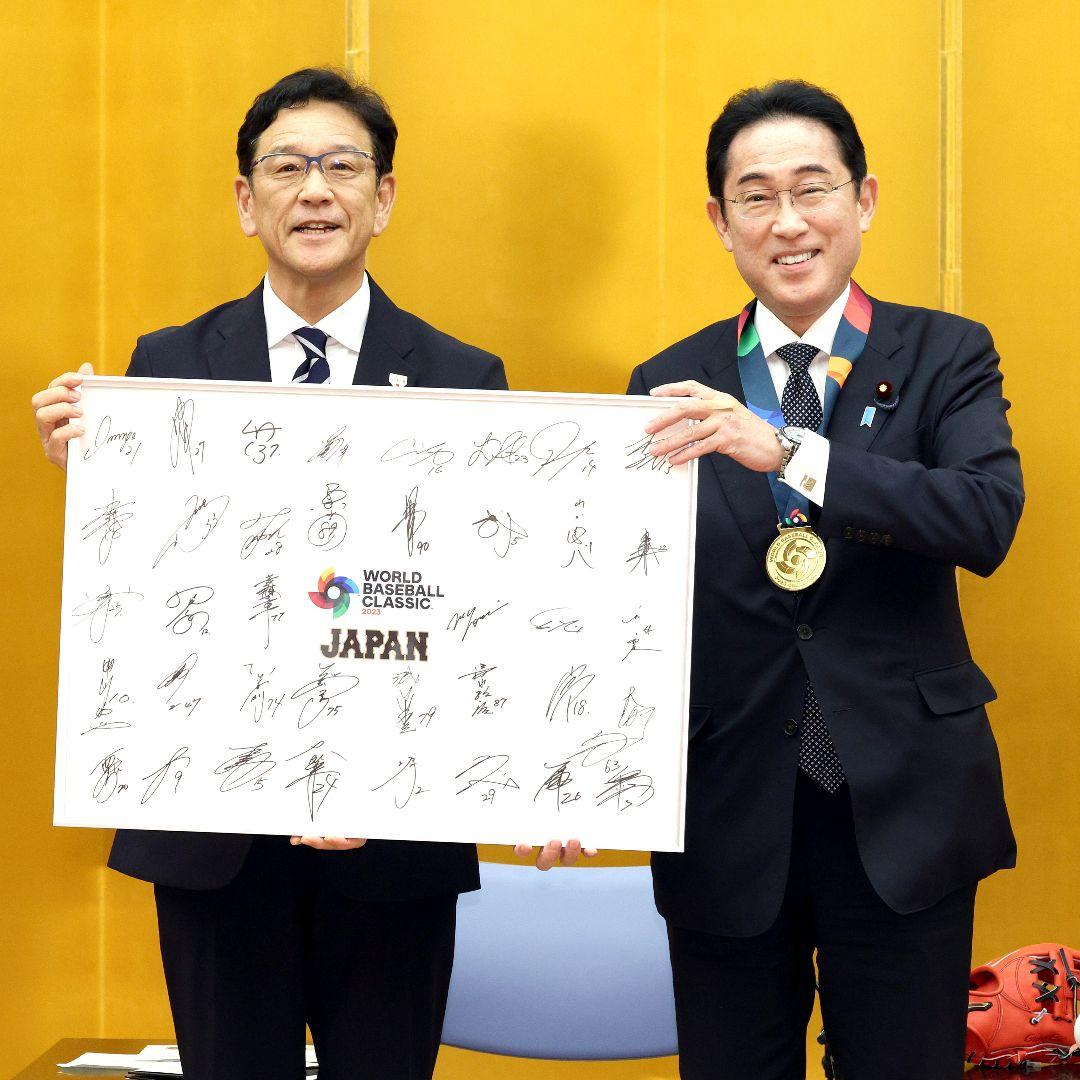 WBC日本優勝 寄せ書き風 ミニチュア ポストカード セット
