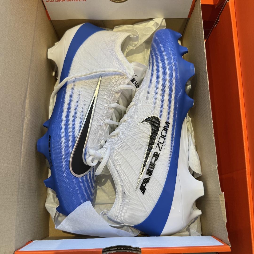 NIKE アルファメナス4 スパイク 白青 10