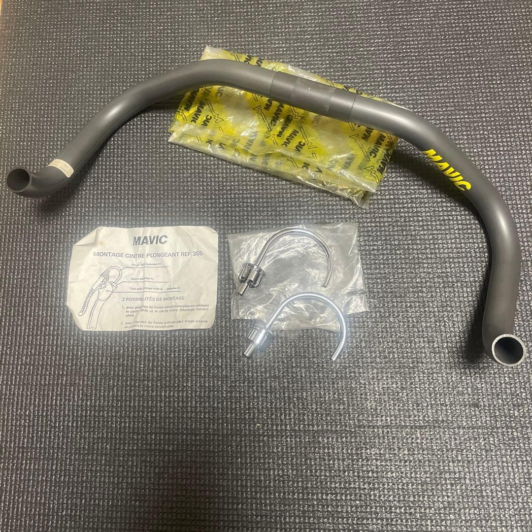 希少！新品MAVIC355 ブルホーンバー＋ケーブルガイド