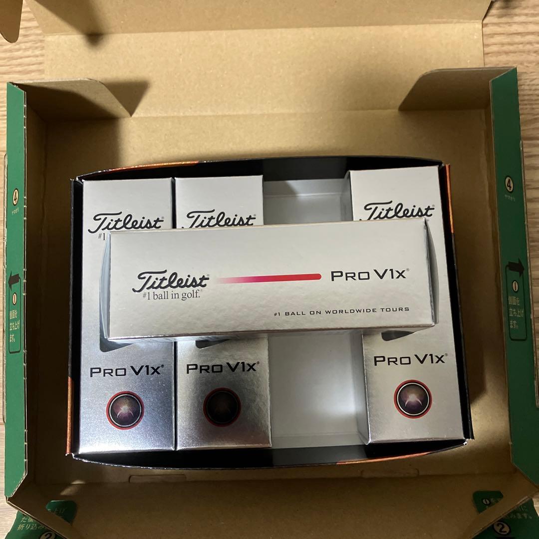 Titleist Pro V1x ゴルフボール 12個入り