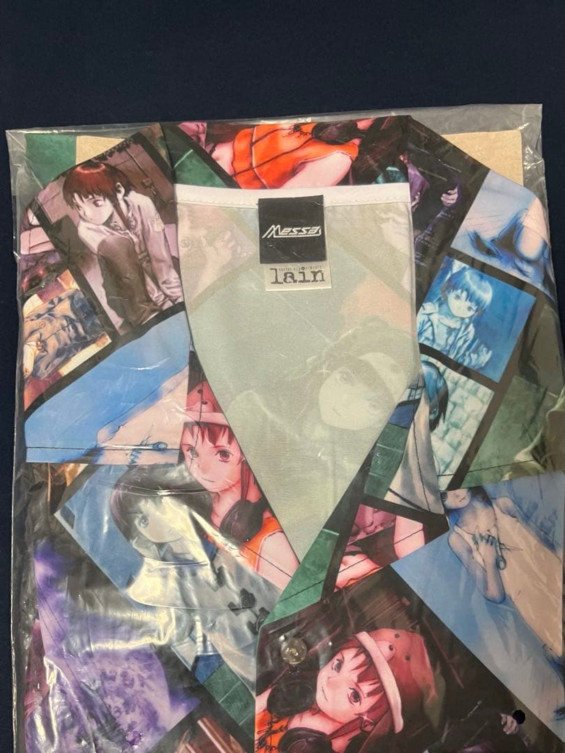 serial experiments lain アロハシャツ L 新品・未開封