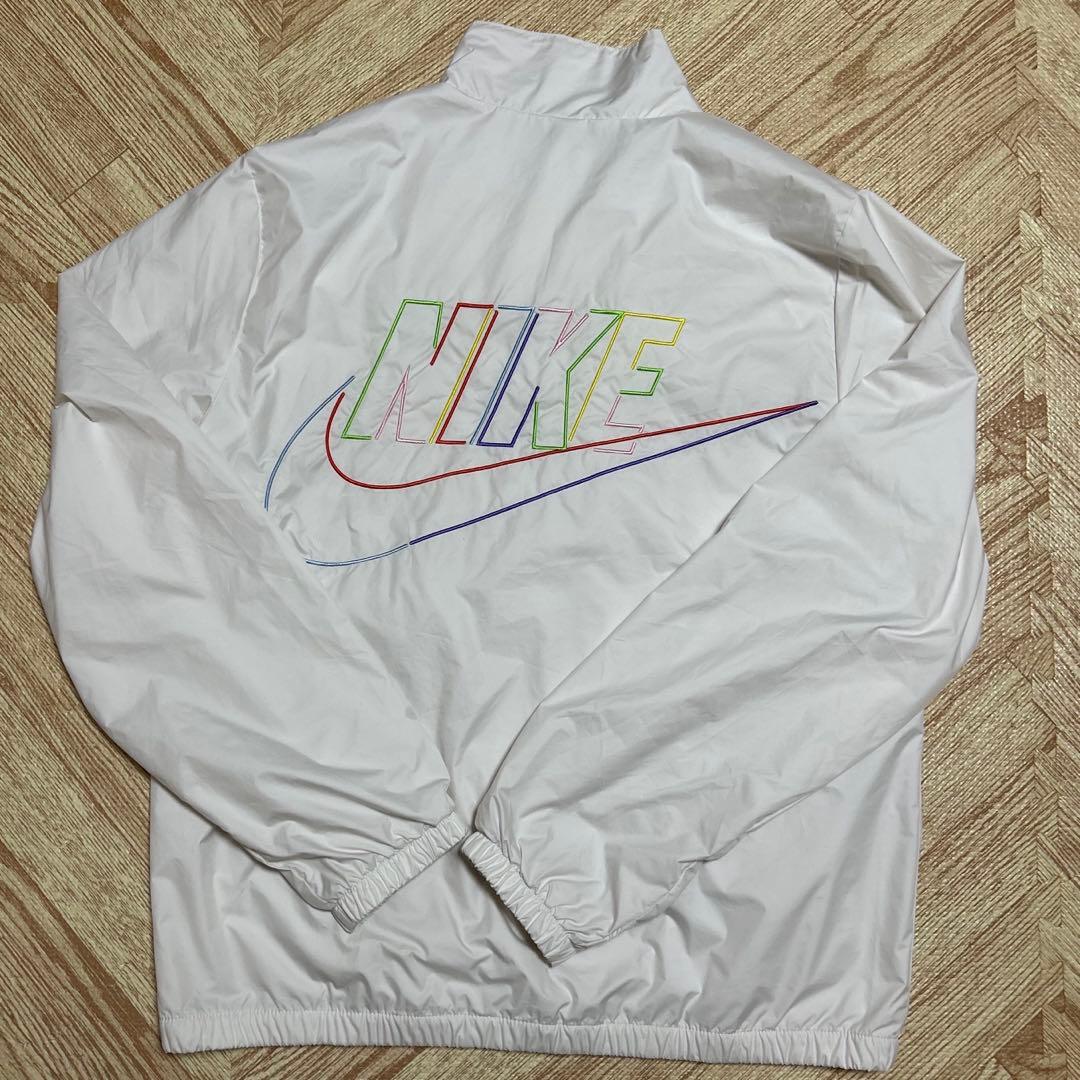 NIKE ナイロン セットアップ 虹色ロゴ上(M).下(M)値下げ交渉可能