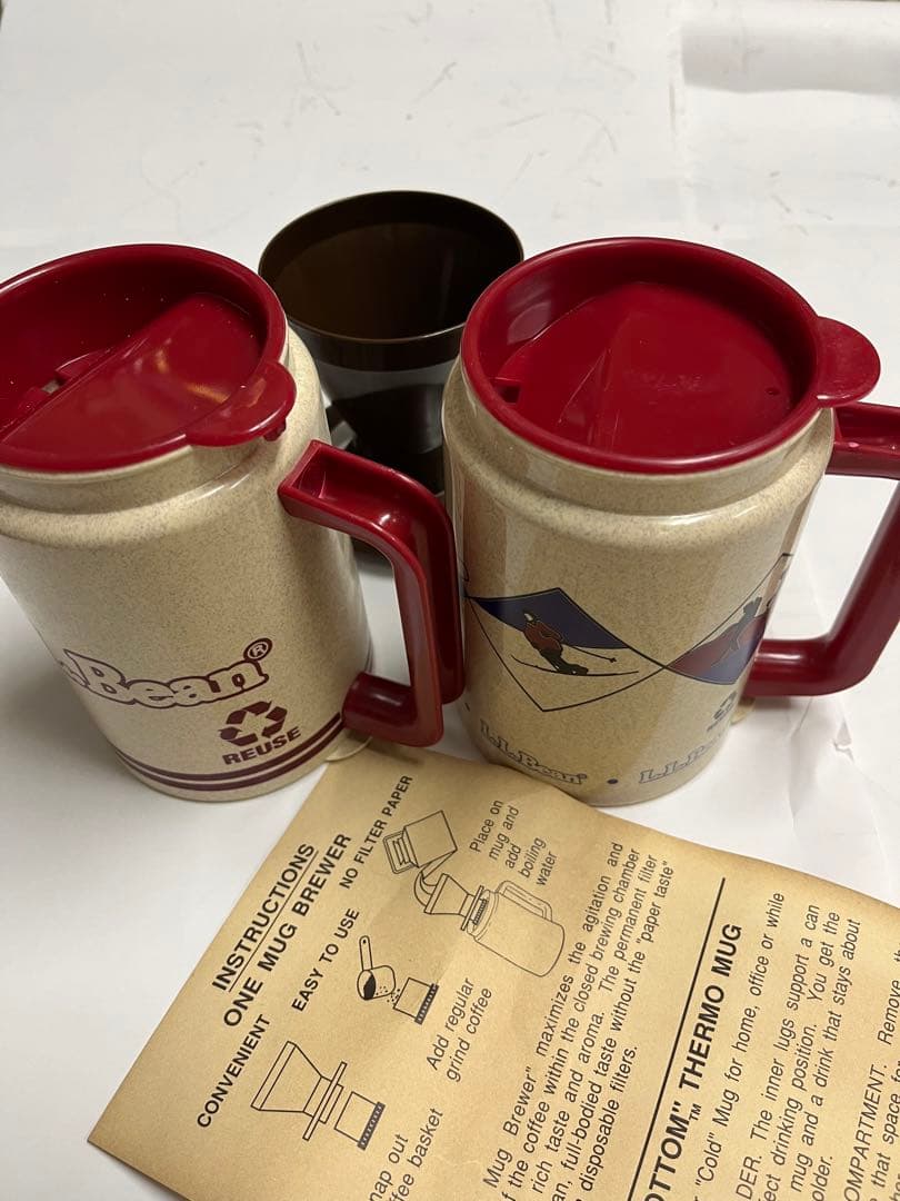 90s.L.L.Bean コーヒーマグとドリッパーセット