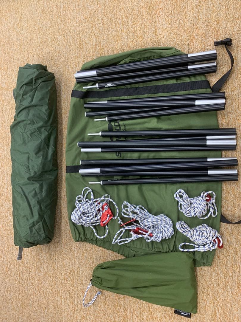 SOOMLOOM Military x-large パップテント &前幕セット