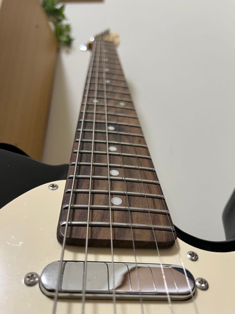【ジャンク品】BUSKER'S テレキャスター ブラック ケース付き