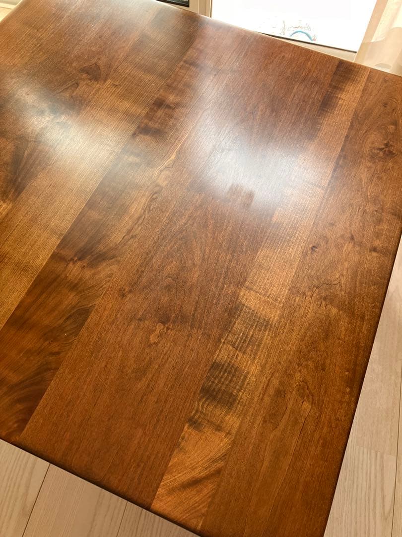送料込み‼️ 久遠　家具工房　芽生　無垢　ちゃぶ台　75cm角