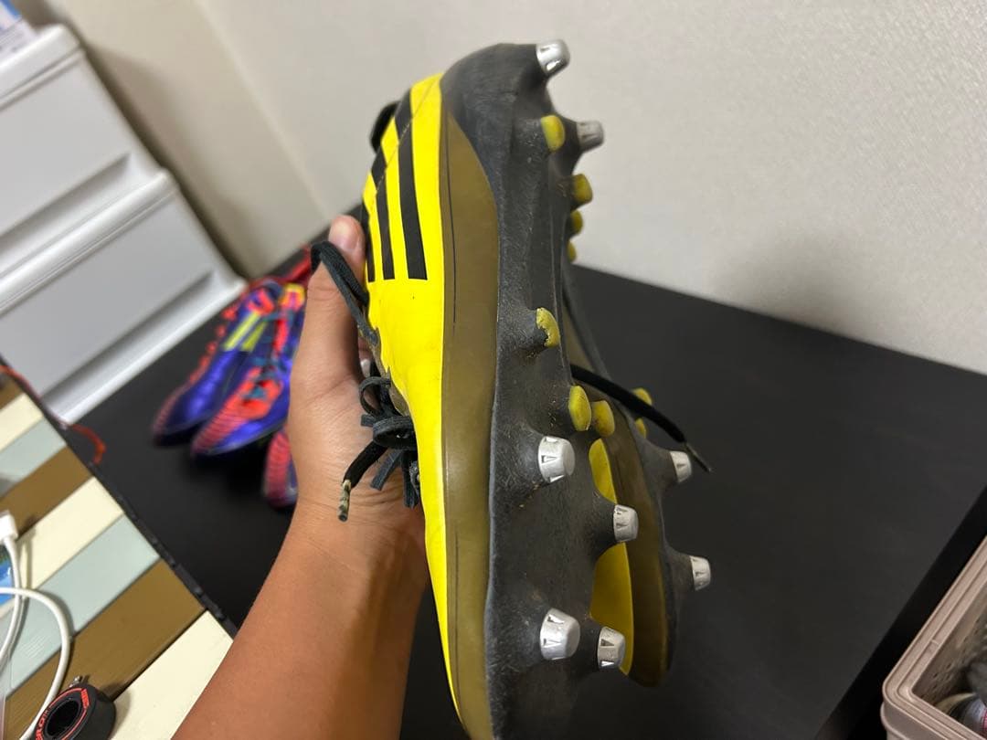 adidas F50 イエロー サッカーシューズ　27センチ　sahara