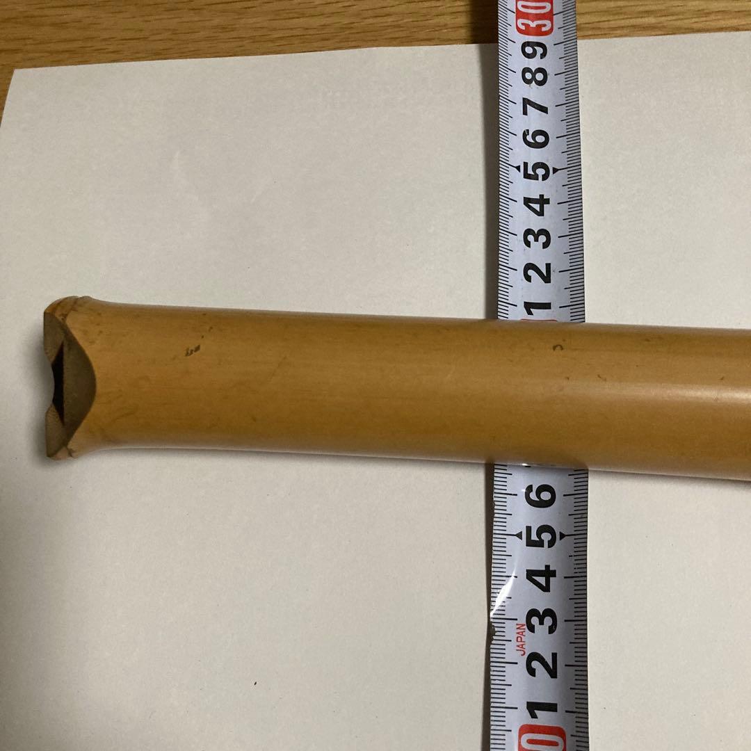 尺八 竹製 5穴　約５４.５ｃｍと４９ｃｍ２本セット 49ｃｍツナキ部調整要