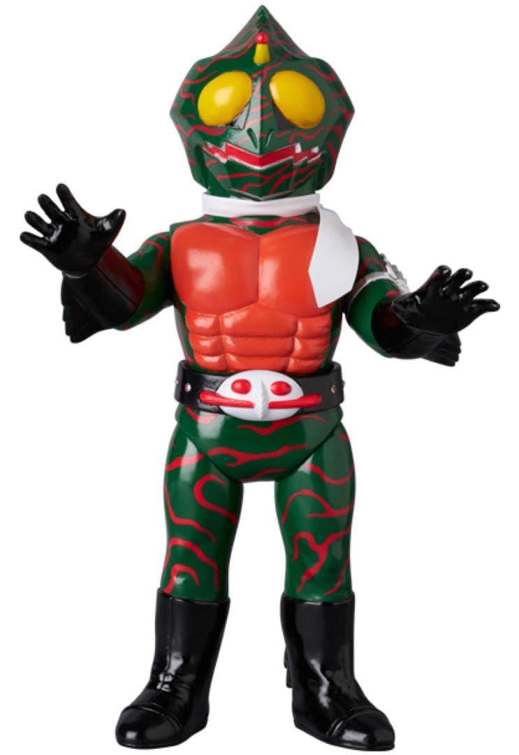 メディコム・トイ×東映レトロソフビ★仮面ライダーアマゾン（ダメージカラー）