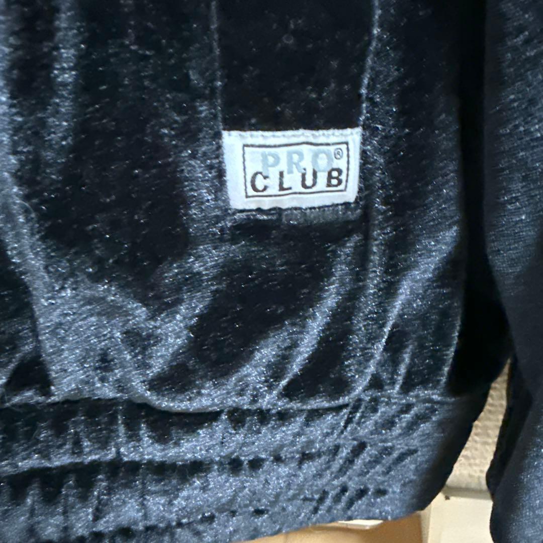 PRO CLUB XL ジップアップジャケット 黒