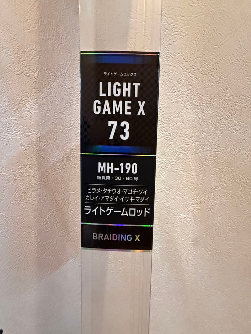 DAIWA LIGHT GAME X 73 MH-190 船竿