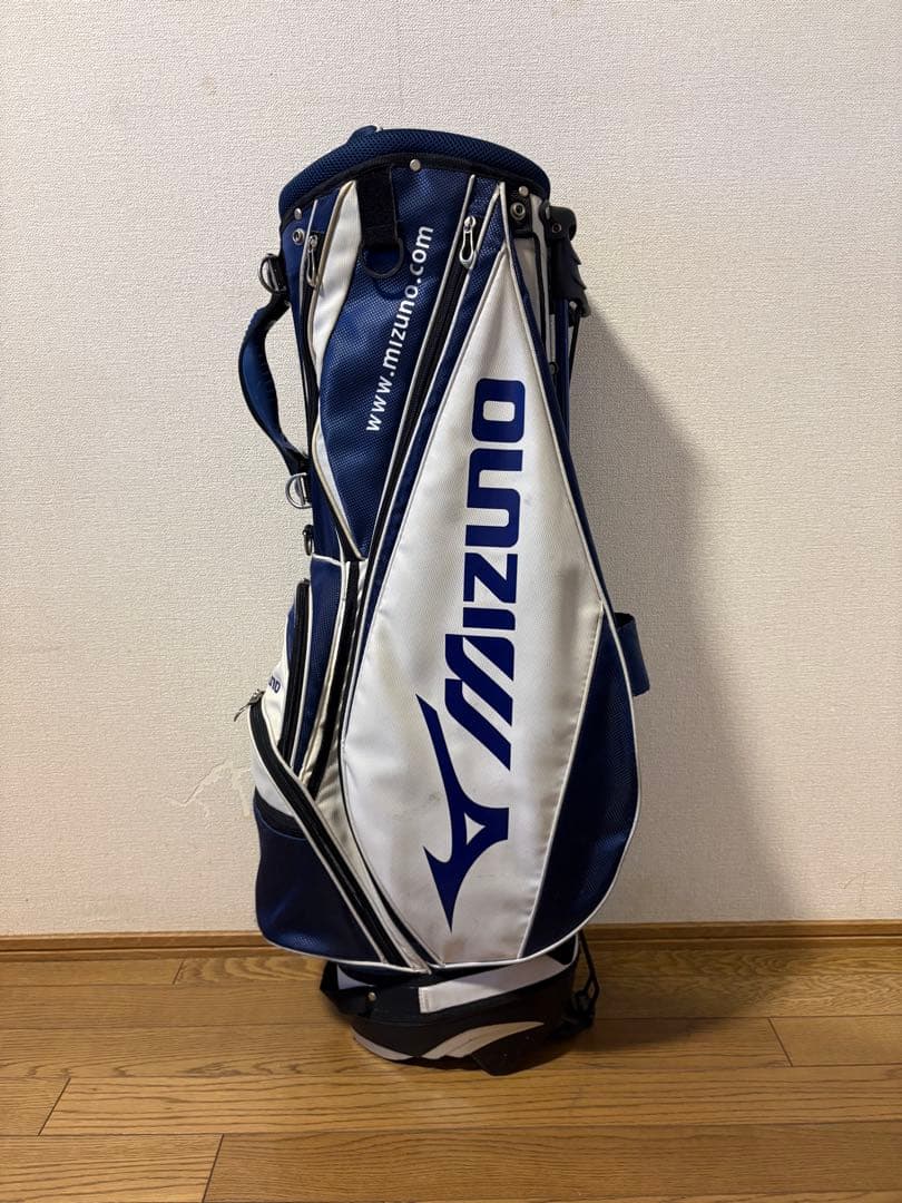 MIZUNO キャディバッグ & クラブスタンド 2個セット