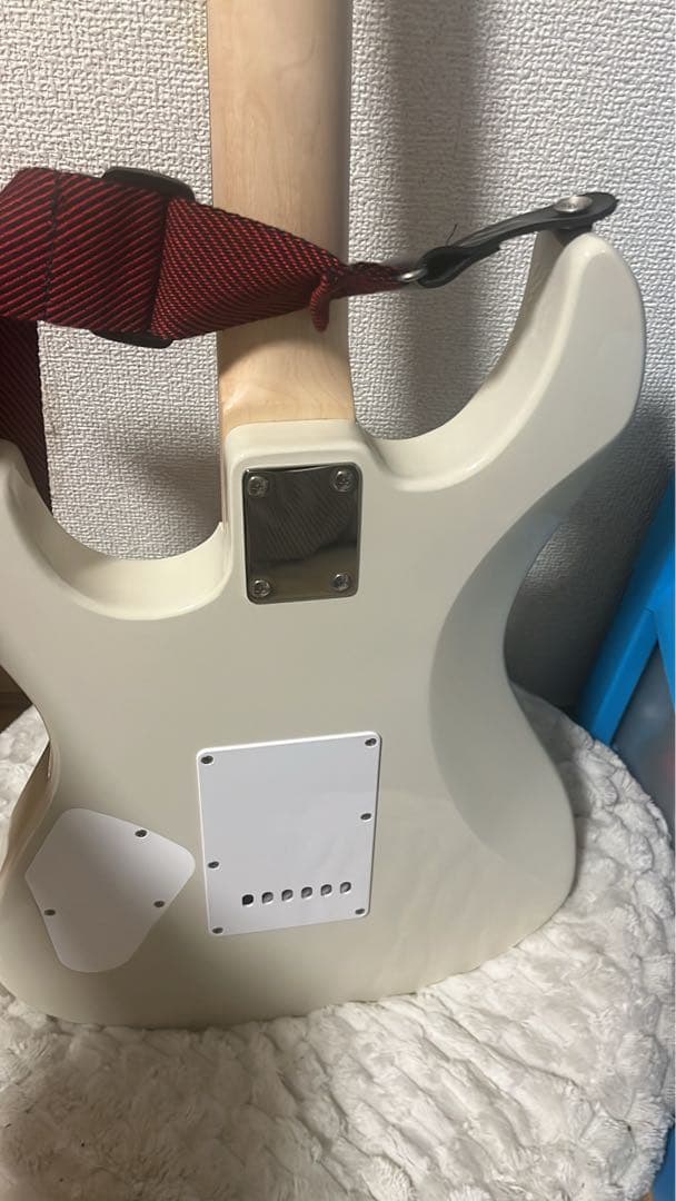 Yamaha PACIFICA ホワイトエレキギター ストラップケース説明書付き