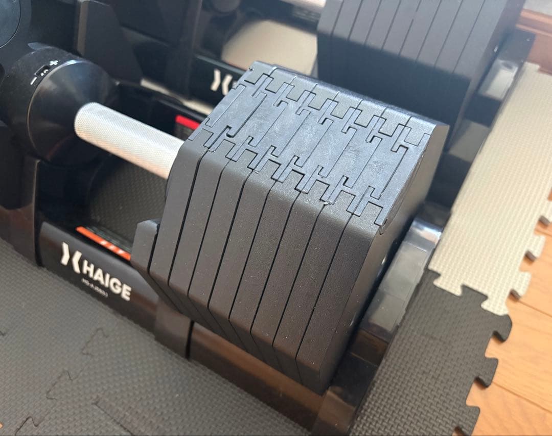 HAIGE(ハイガー) 可変式ダンベル 40kg 2個セット