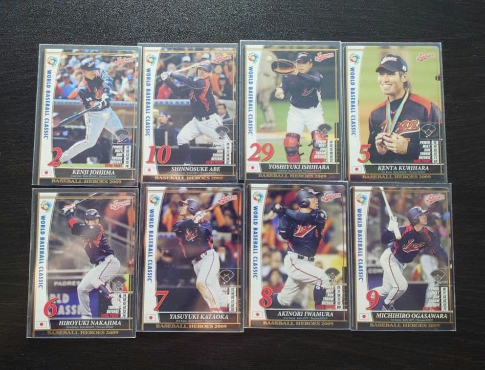 【最終価格】WBC日本代表フルコンプセット ベースボールヒーローズ　BBH
