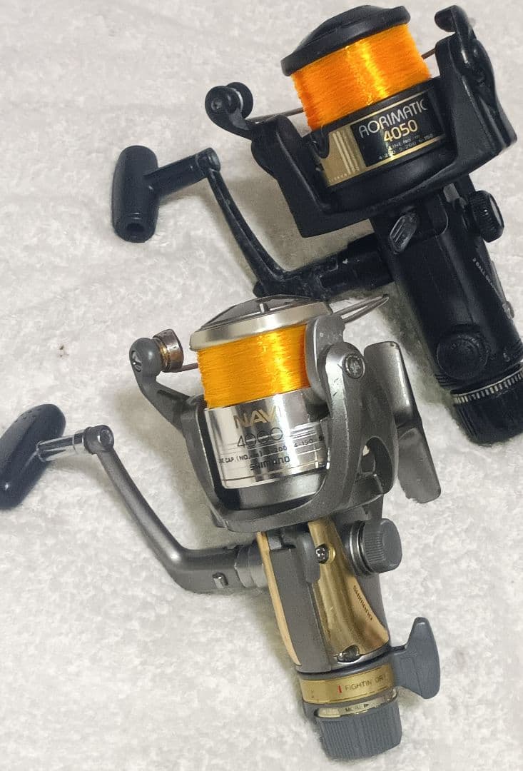 シマノナビ4000&ダイワアオリマチック4050リアドラグリールまとめて2台