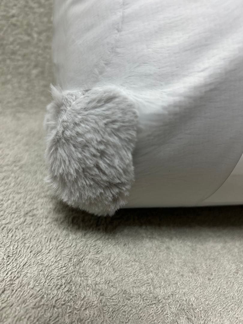 ニトリ　毛布　ダブル　ふわふわファータッチ　グレー　二つセット