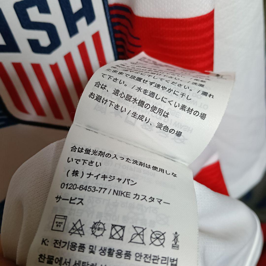 サッカー アメリカ代表 2018-2019 ホームユニフォーム USA表記:L