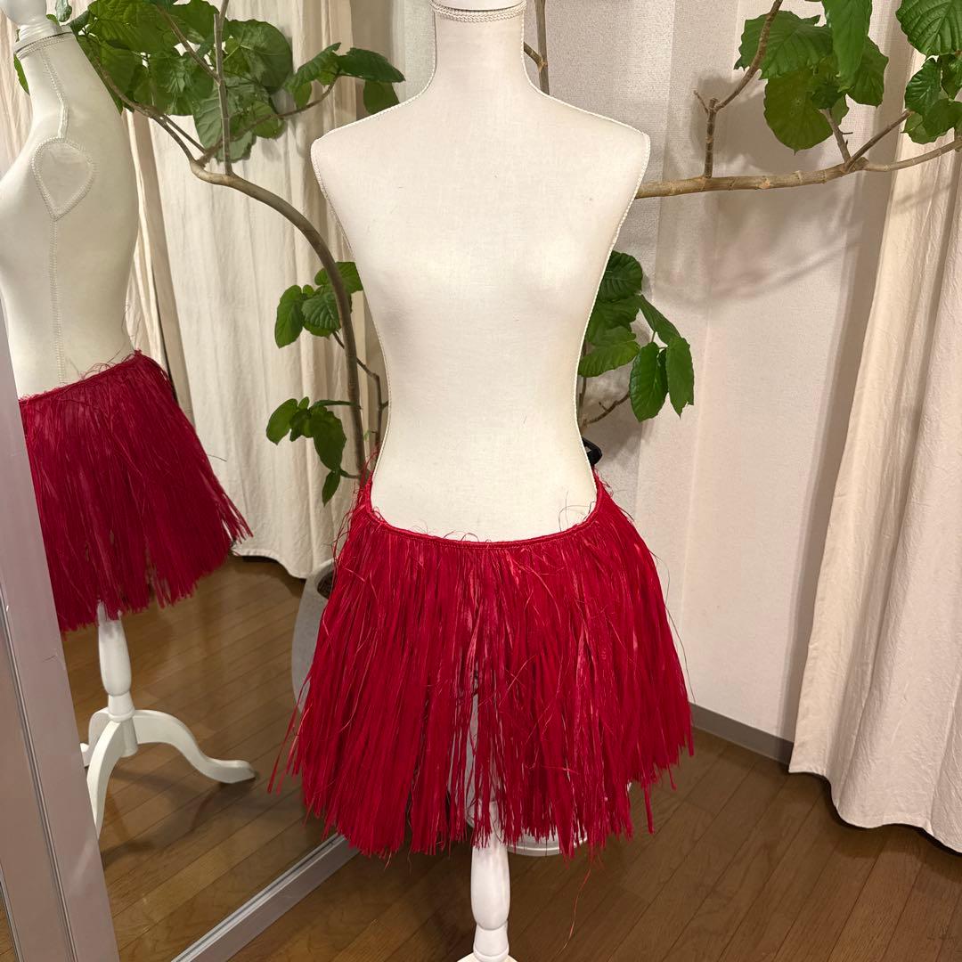 レッド フリンジスカート モレスカート 40cm