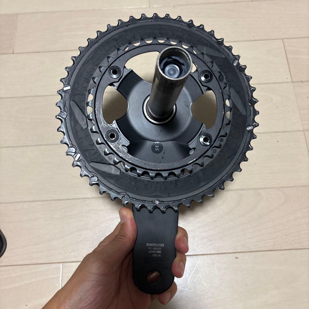 SHIMANO FC-R8100 クランクセット 165mm 50-34T