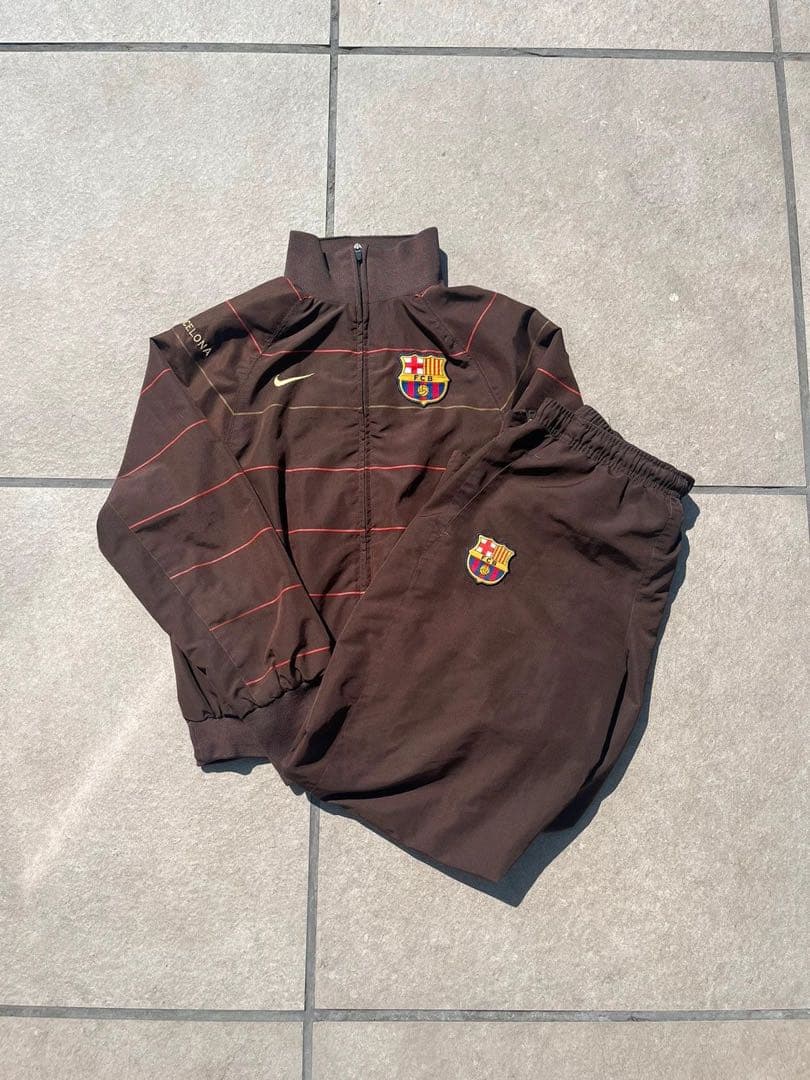 希少 FC Barcelona 08 09 セットアップ S (M-L 相当)