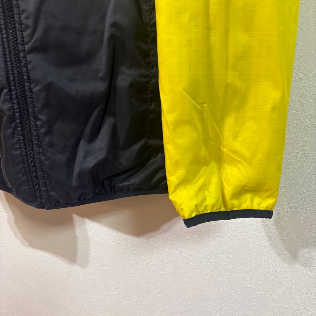 【NIKE】FCバルセロナ　リバーシブル中綿ジャケット　メンズＭ　黄×黒