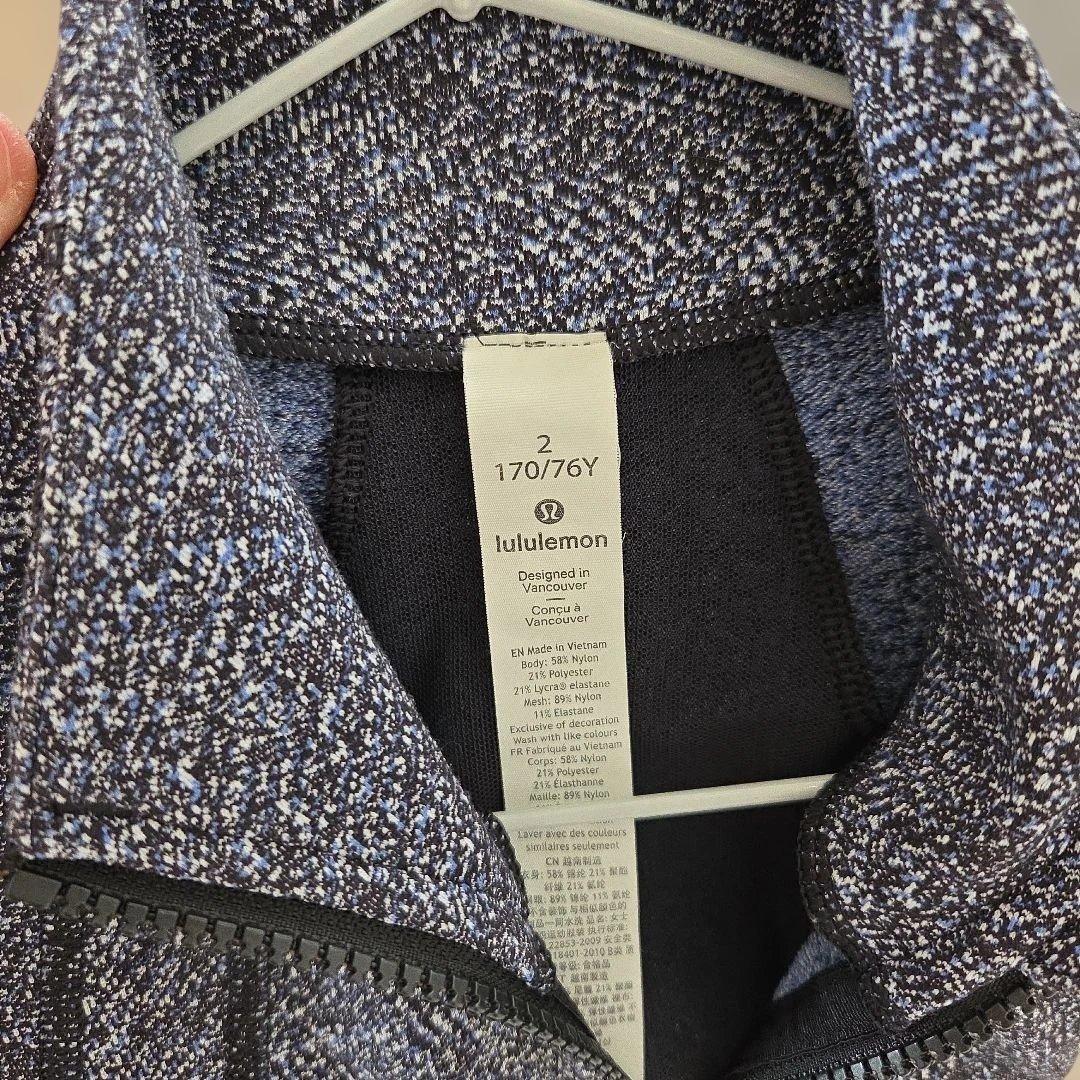 美品　ルルレモン　Define ジャケット　ネイビー　Luon